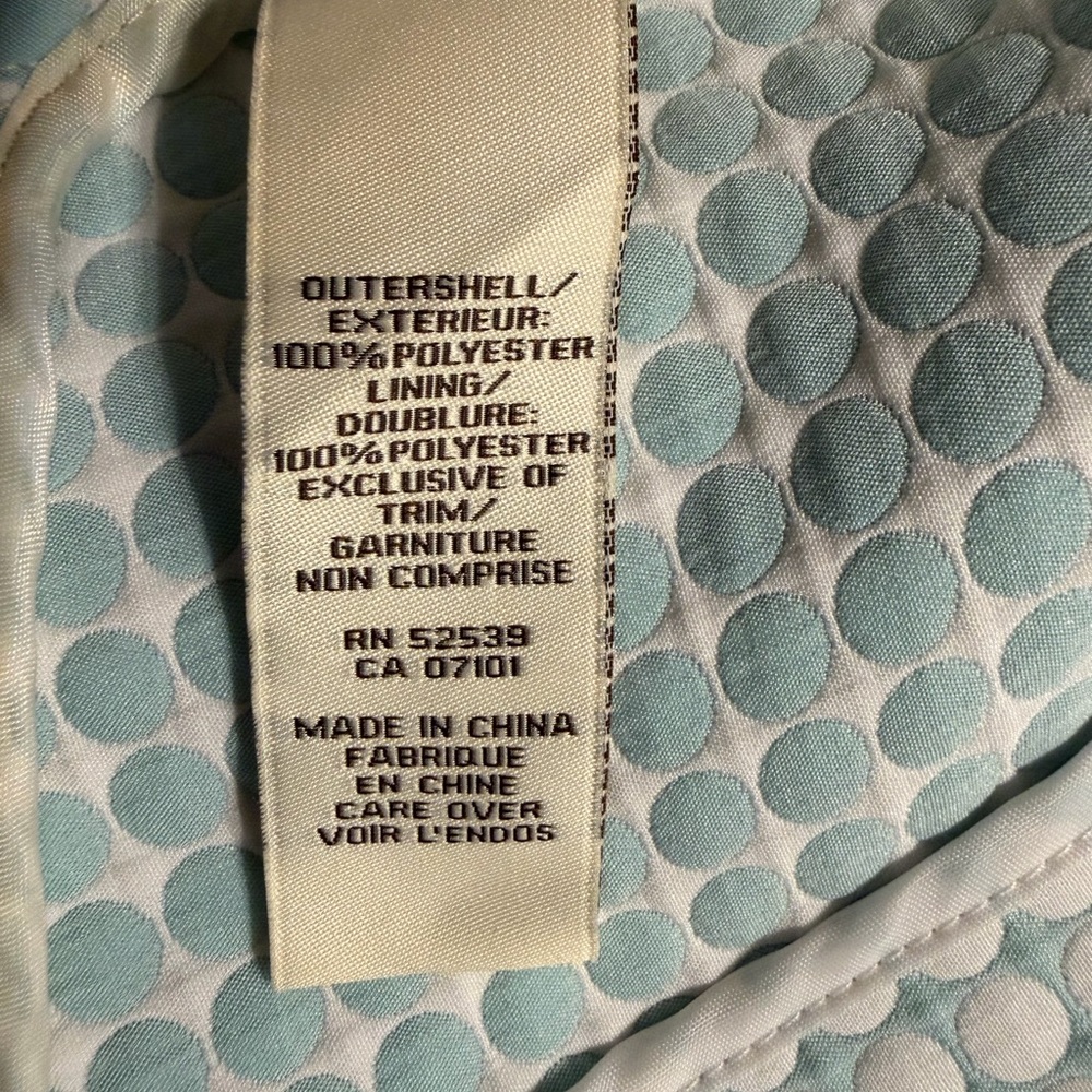 Perry Ellis Soft Blue Trench Coat | Classic Layering Piece | Like New - Picture 10 of 11